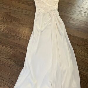 Monique Lhuillier Bridesmaids Ivory Gown